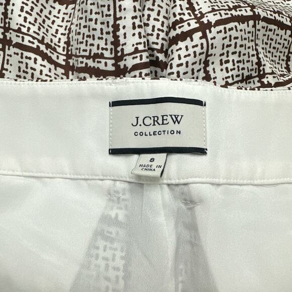 J Crew Collection Silk Pants Womens Size 8 Wide Leg - Picture 2 of 12